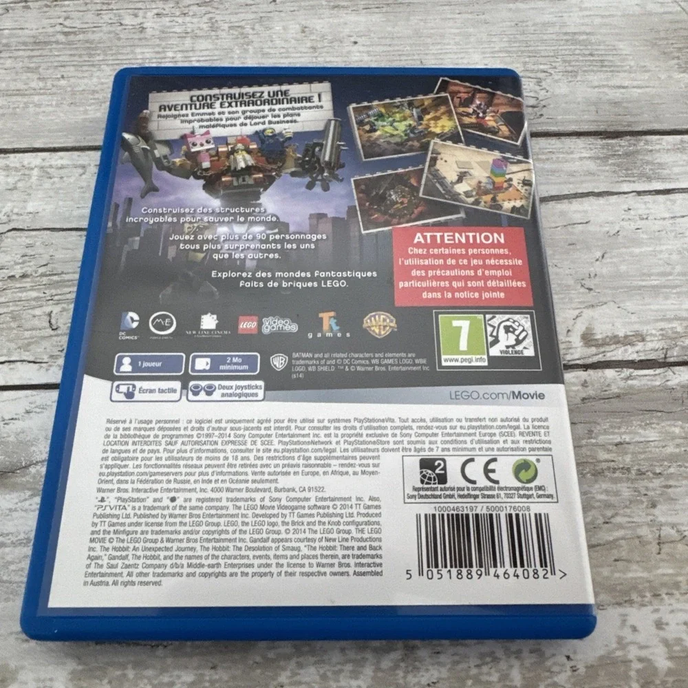 LEGO LA GRANDE AVENTURE LE JEU VIDEO SONY PLAYSTATION VITA (PSVITA) EU Version‎